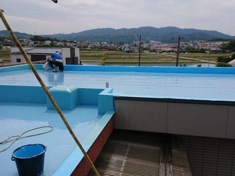 幸田町　K様　屋上防水工事　ウレタン防水工事　雨漏り工事 アイキャッチ画像